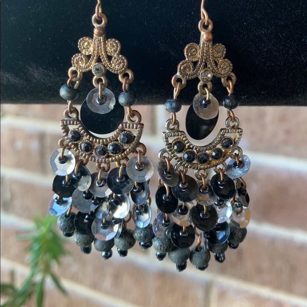Sequin earrings